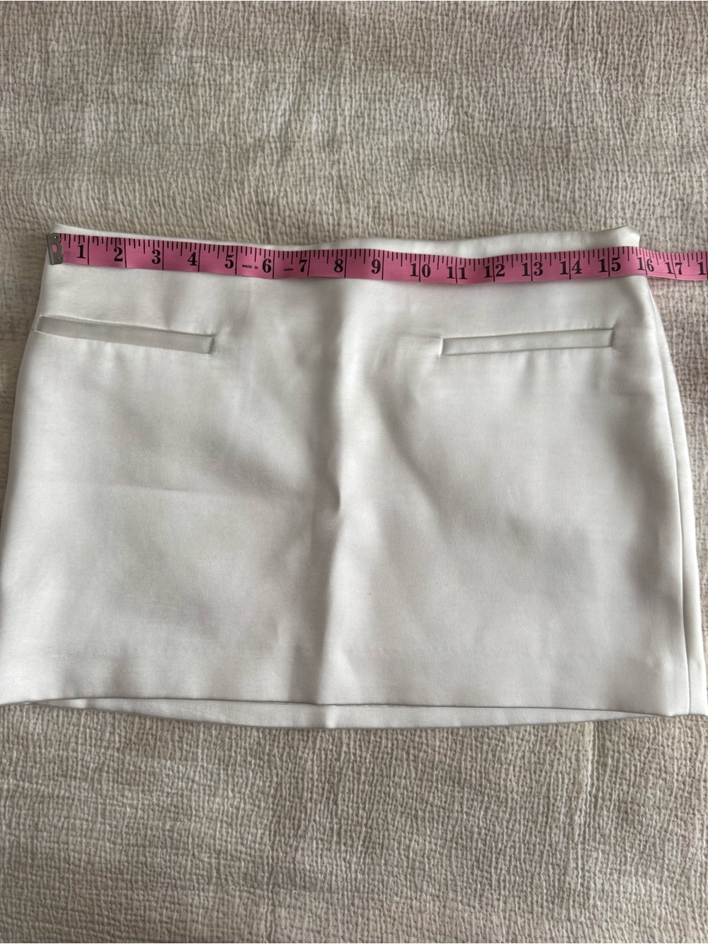 ZARA White Mini Skirt - Picture 9 of 10